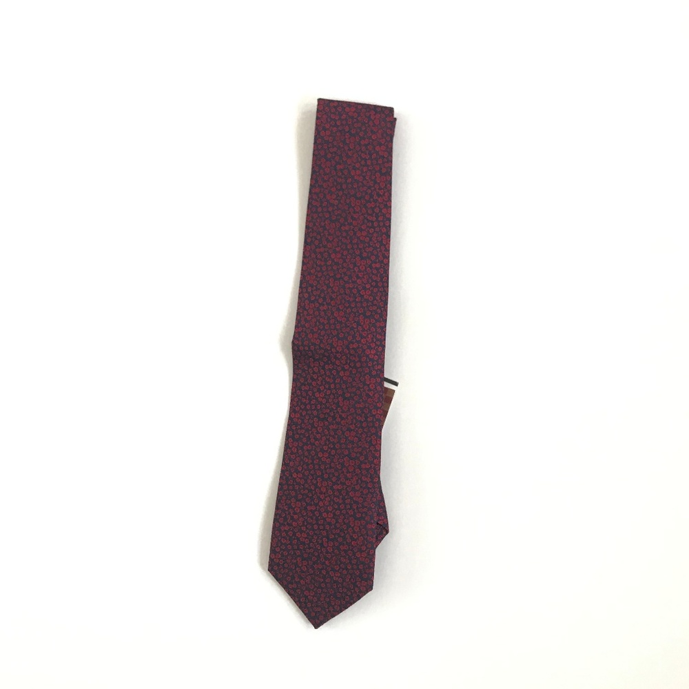 Red Floral Tie
